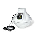 Prima Klima PK125-WHSP ECTC EC Silenced Fan Whisperblower with Temp. Controller.  Ø125mm flange. 800 m3/h